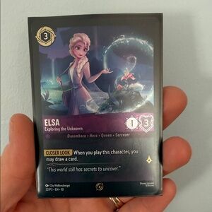 Disney Lorcana Elsa Promo Card 22/P3